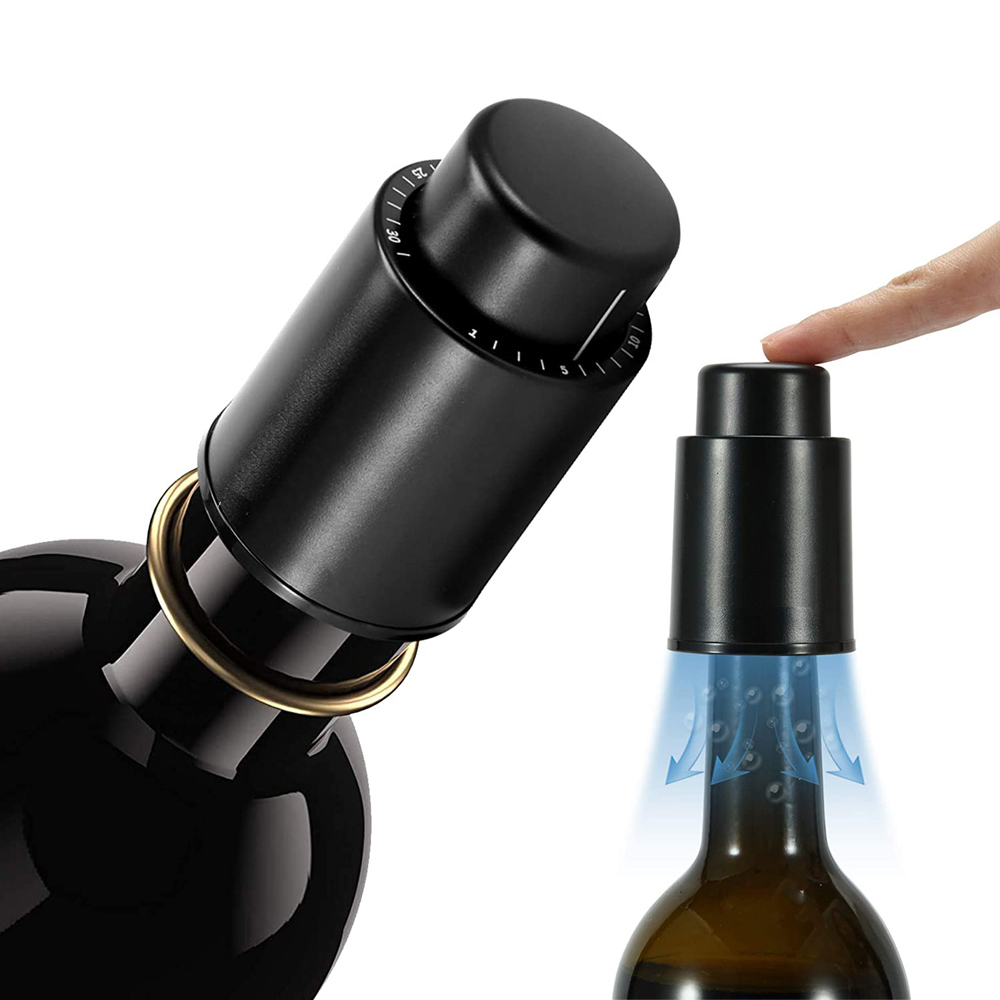 Wine Preservation Pump - Tappi per Bottiglie di Vino Riutilizzabili,