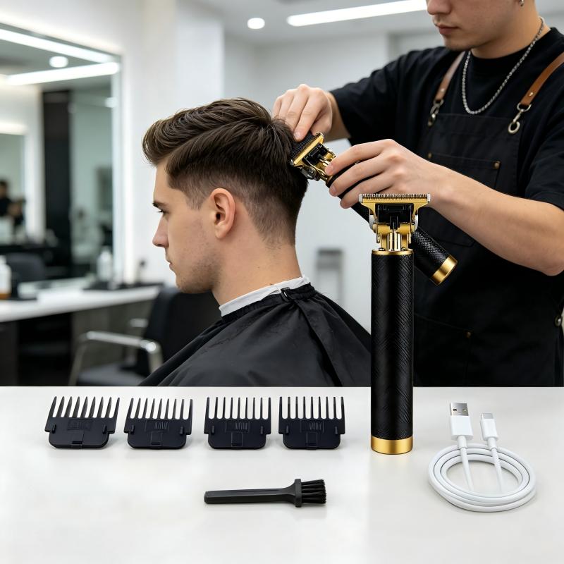 Home Barbershop - Tagliacapelli Elettrico Senza Fili con Texture,