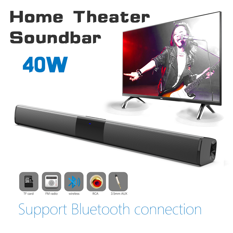 Home Bar And Theater - Altoparlante soundbar wireless Bluetooth 5.0 da