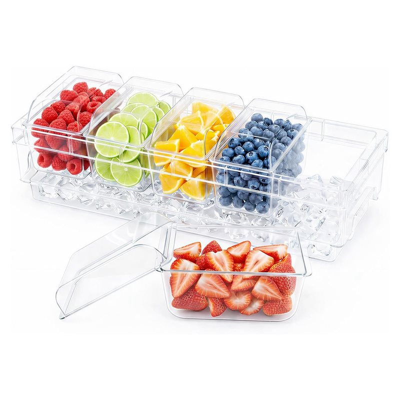 Garnish Tray Set - BAAR - Contenitori refrigerati per condimenti,