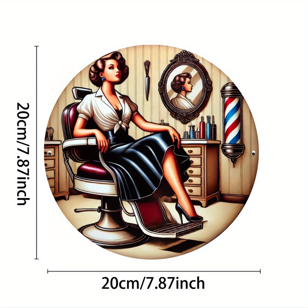 Targa in metallo da barbiere v - Home Barbershop recensione e prezzo
