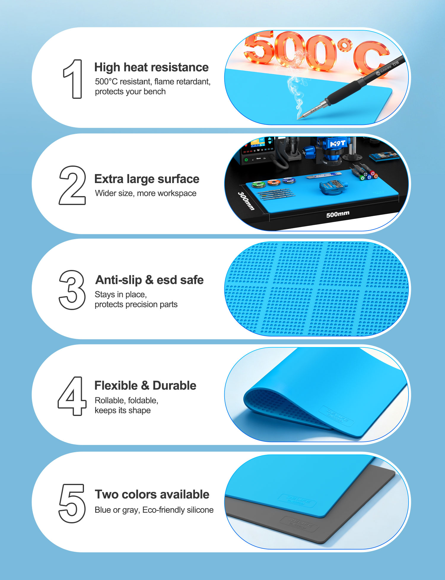 RELIFE RL-004DS Tappetino di R - Bar Mat Rubber recensione e prezzo