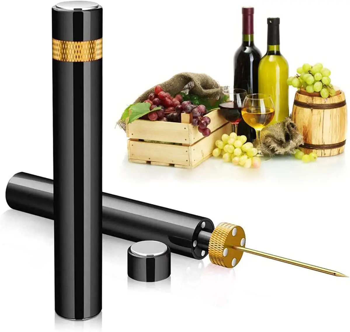 Apribottiglie per Vino a Pompa - Wine Preservation Pump recensione e prezzo