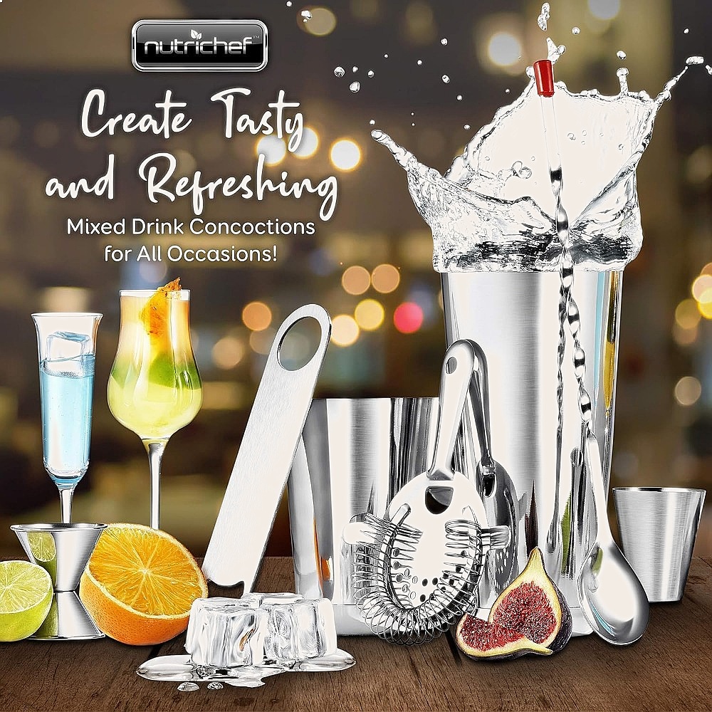 Set da Cocktail in Acciaio Ino - Cocktail Recipe Book recensione e prezzo