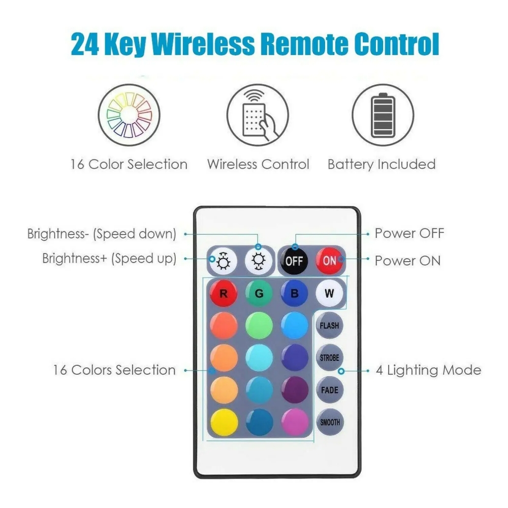 1/2/4/6 Lampada RGB LED sotto  - Home Bar And Cabinet recensione e prezzo