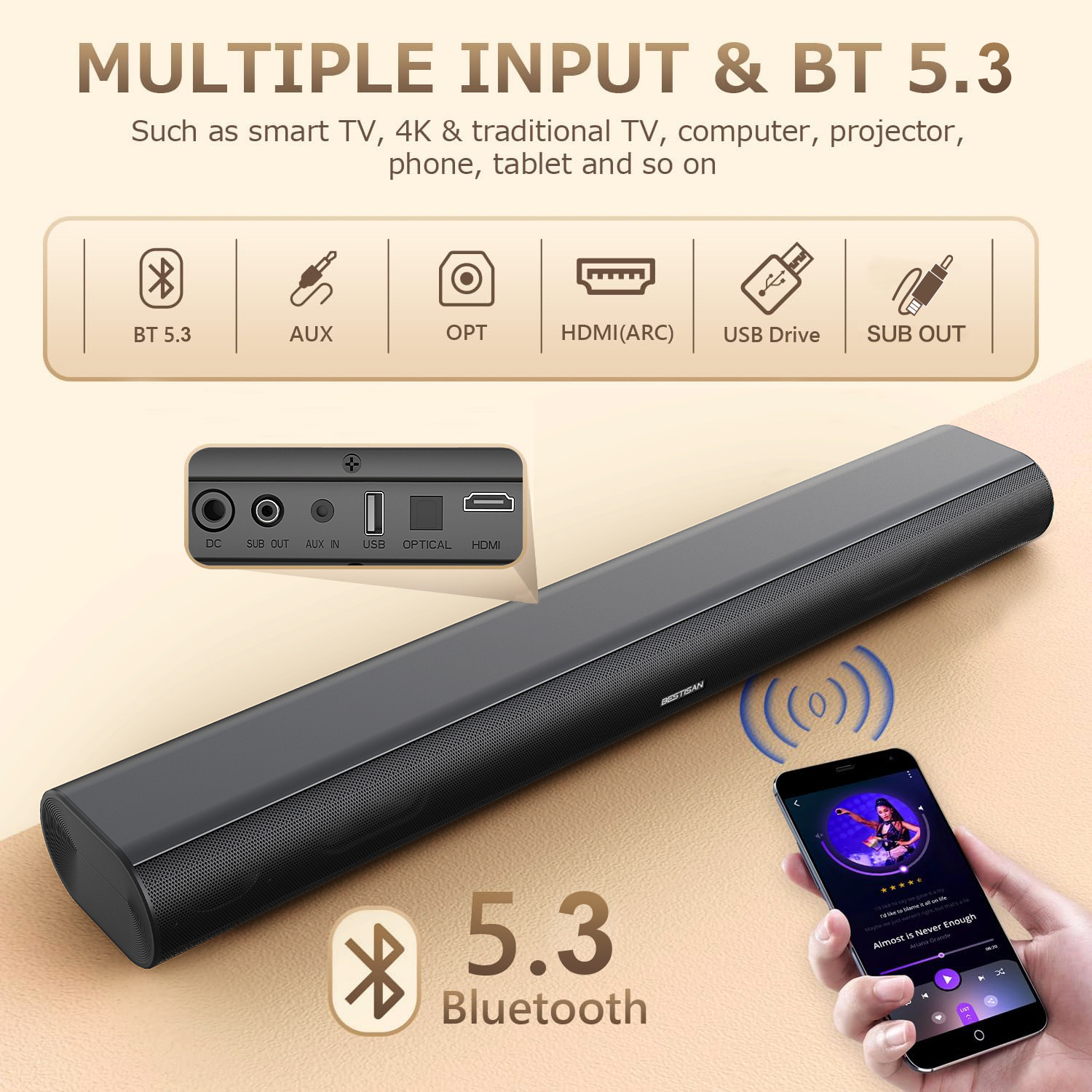 Sistema Soundbar con Subwoofer - Home Bar And Theater recensione e prezzo