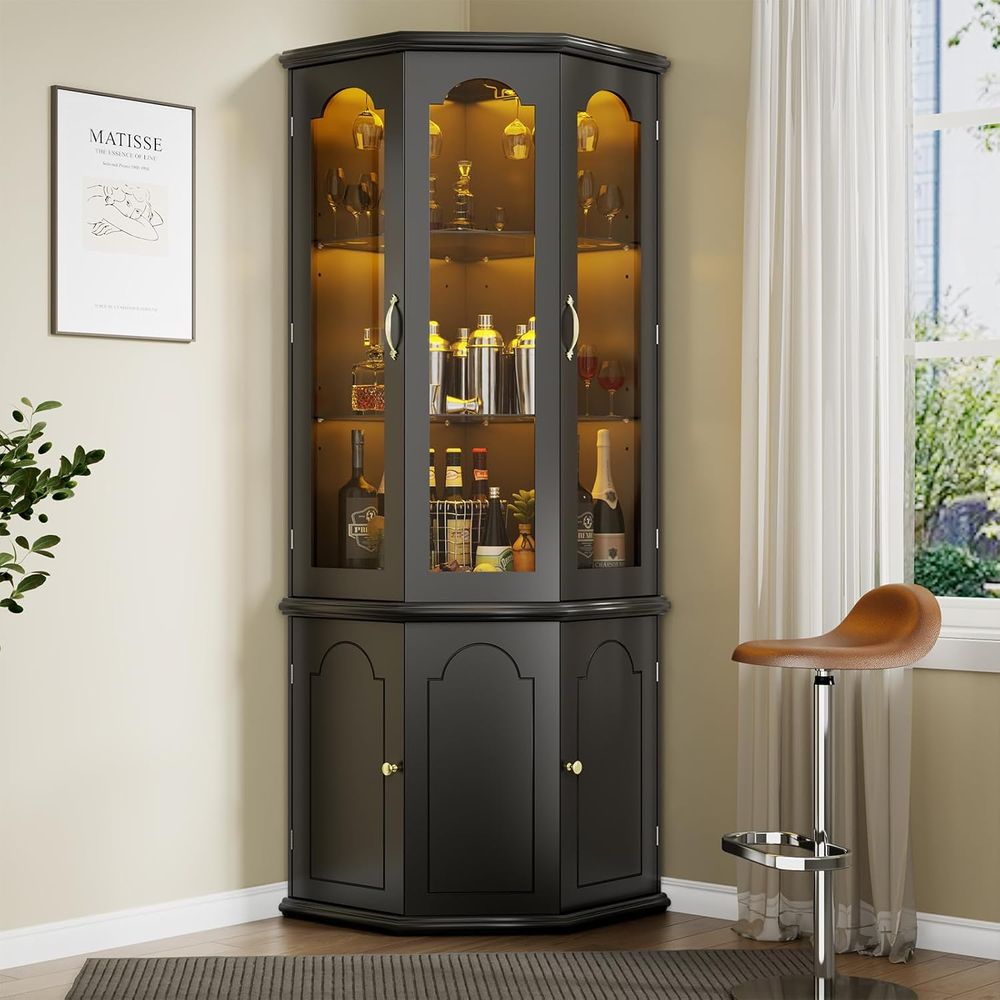 Mobile Bar Illuminato con Anta - Home Bar And Cabinet recensione e prezzo